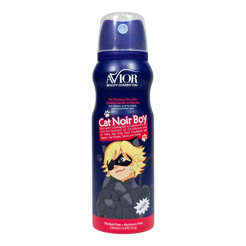 اسپری بدن پسر گربه ای (Cat noir boy) مدل باز لایتر حجم 130 میلی لیتر