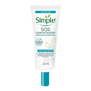 ژل ضد جوش فوری سیمپل مدل SOS Clearing Booster حجم 25 میلی لیتر