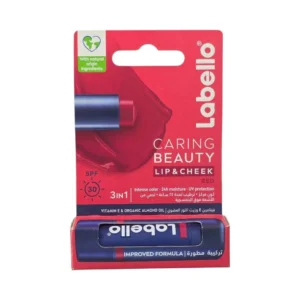 بالم لب و گونه لابلو Caring Beauty قرمز