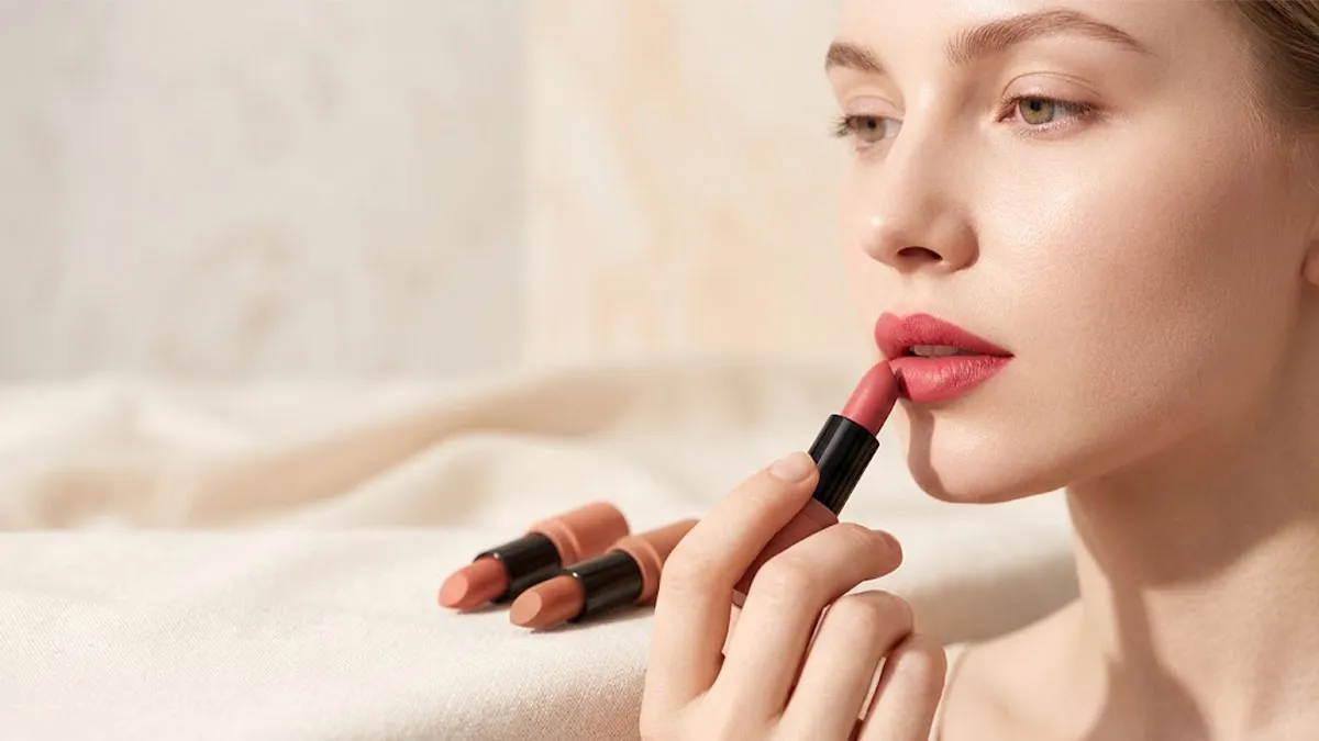 رژلب نود برای پوست سفید